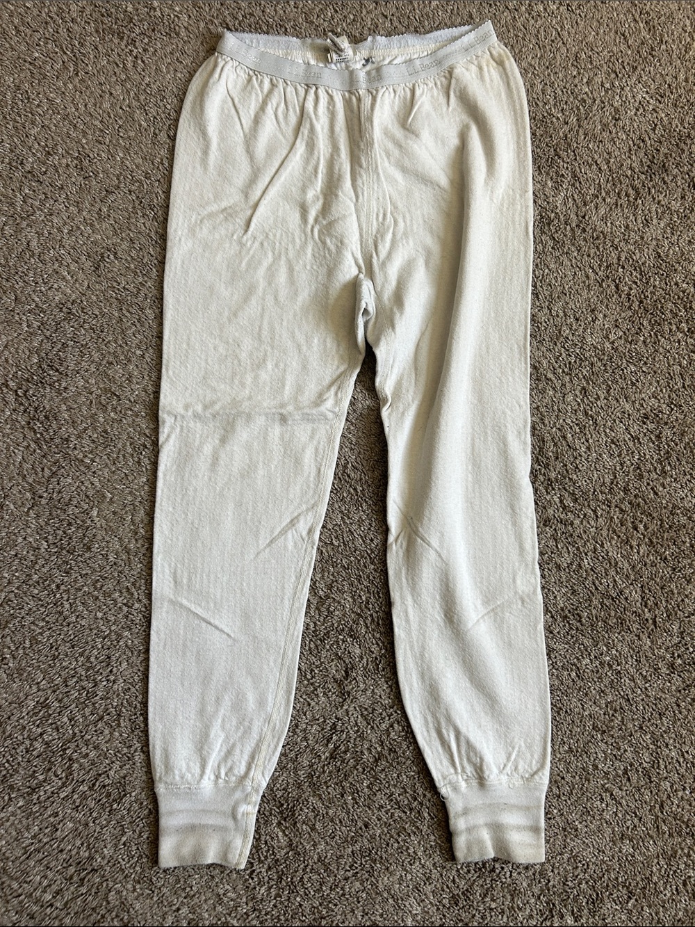 L.L. Bean Women’s Thermal Long Johns — Off-White